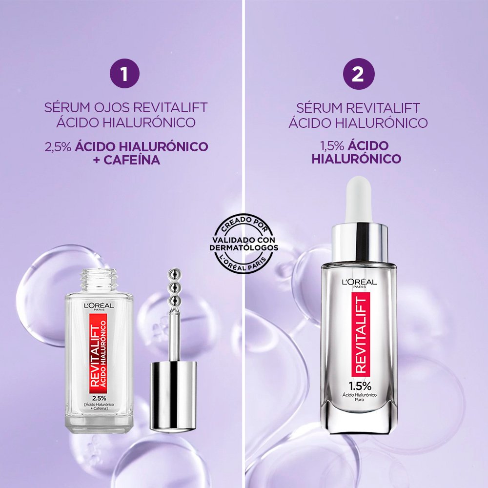 L'Oréal Revitalift Filler Hyaluronsäure Serum Maske – 11 G – Feuchtigkeitsspendend