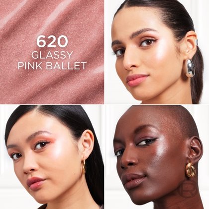 3 Glassy Pink Ballet