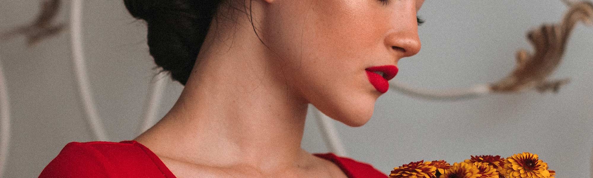 Maquillaje Vestido Rojo