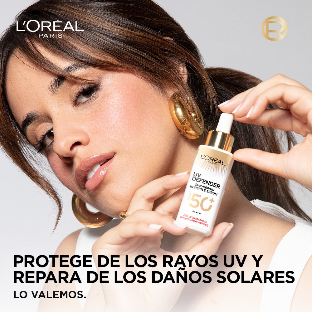 Protector Solar Invisible Protector solar FPS50: Serum UV Defender | L'Oréal Paris