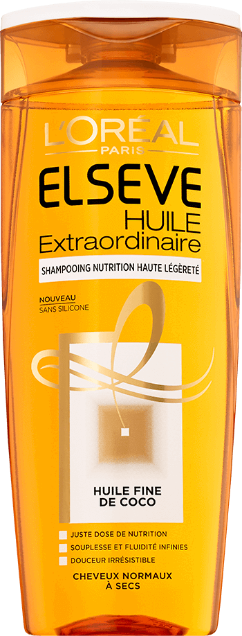 Shampoo Normal To Dry Hair Coconut Elseve Extraordinary Oil Hero Packshot