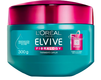 Thickening Mask 300ml Fibralogy Crema De Tratamiento Engrosadora Elvive Fibralogy Packshot