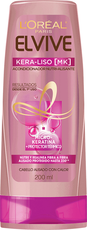 Conditioner 200ml Kera Liso Acondicionador Nutri Alisante Elvive Kera Liso Packshot