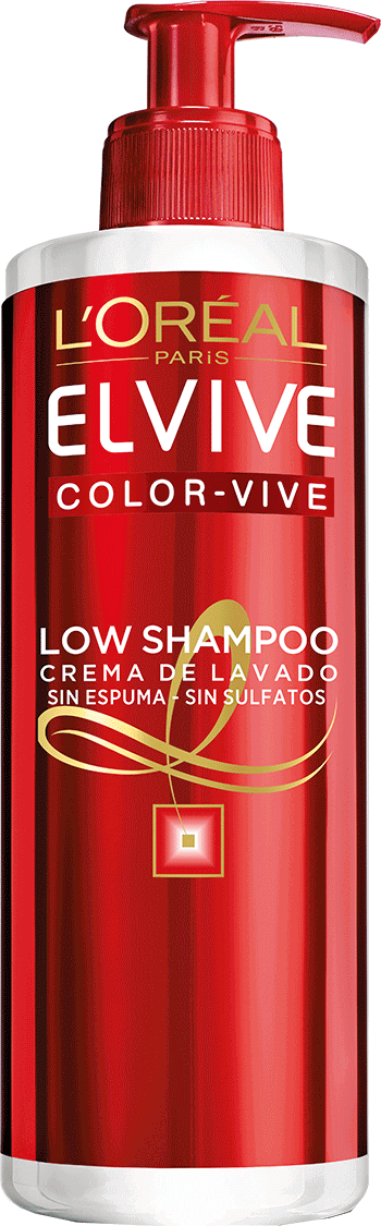 Shampoo 400ml Colorvive Low Shampoo Elvive Colorvive Packshot