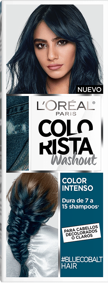 Semi Permanent Hair Color Blue Cobalt Hair Colorista Packshot
