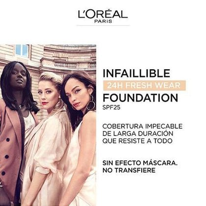 Infalible 24h Fresh Wear Base De Maquillaje Loreal Paris 01 Cobertura Impecable Complementary 1 V2