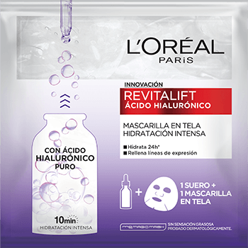 Mascarilla En Tela Revitalift Acido Hialuronico Packshot