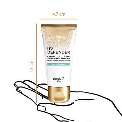 UV Defender Cuidado Facial Anti-Fotoenvejecimiento Anti-brillo medidas